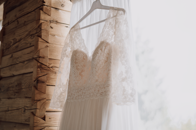 Hochzeitskleid Detail - Daniel Ullmann